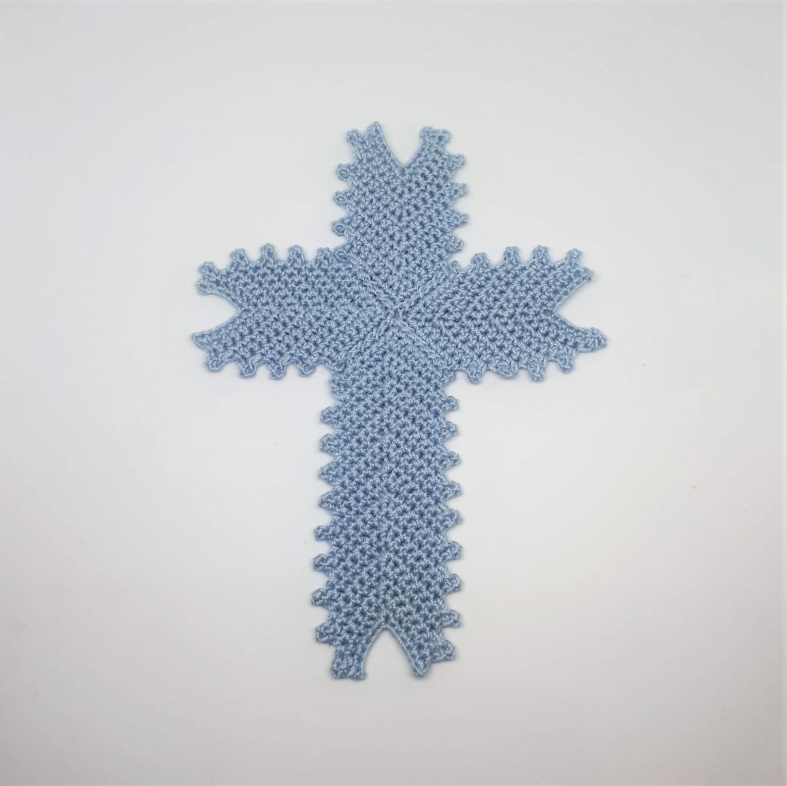 Crochet Cross Bookmark. Religious Gifts. Easter, Baptism, Confirmation