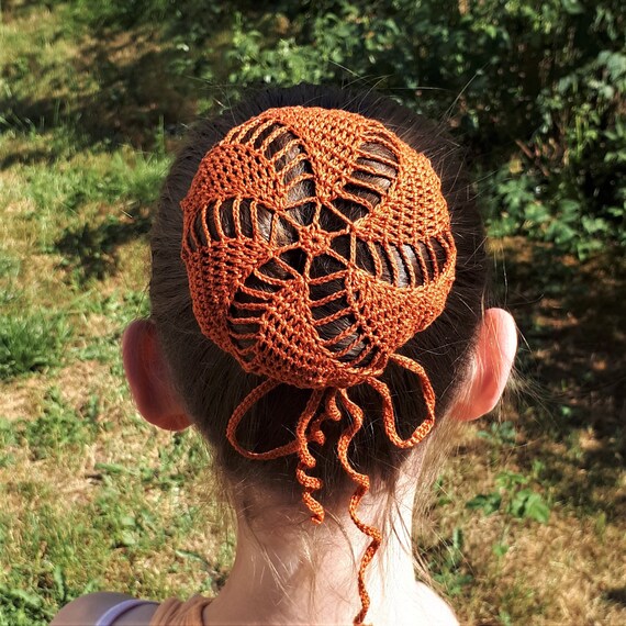 Fox Color Ballerina Bun Cover Crocheted Ballet Hair Bun Holder Etsy