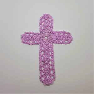 Crochet Cross Bookmark. Religious Gifts. Easter, Baptism, Confirmation ...
