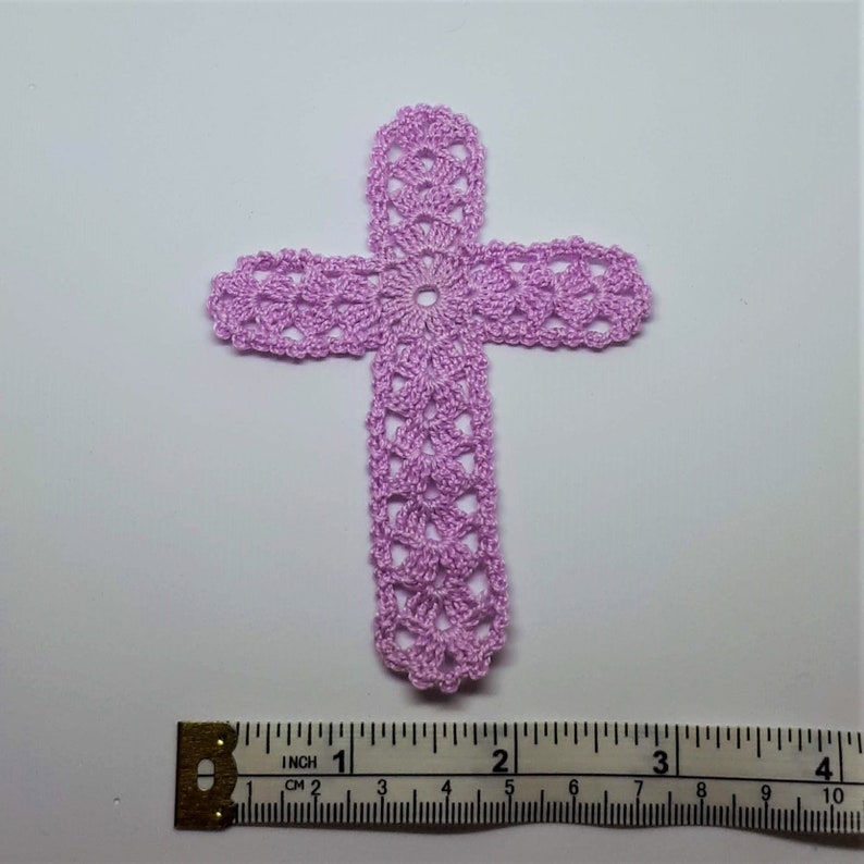 Crochet Cross Bookmark. Religious Gifts. Easter Baptism Etsy
