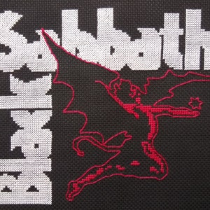 Black Sabbath - Henry cross stitch pattern