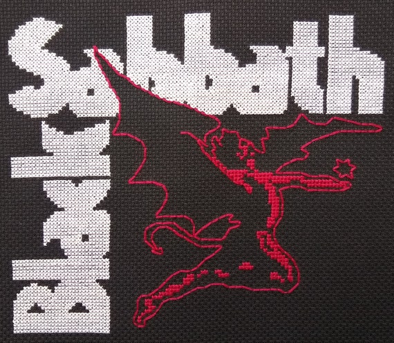 Black Sabbath - Henry Cross Stitch Pattern - Etsy