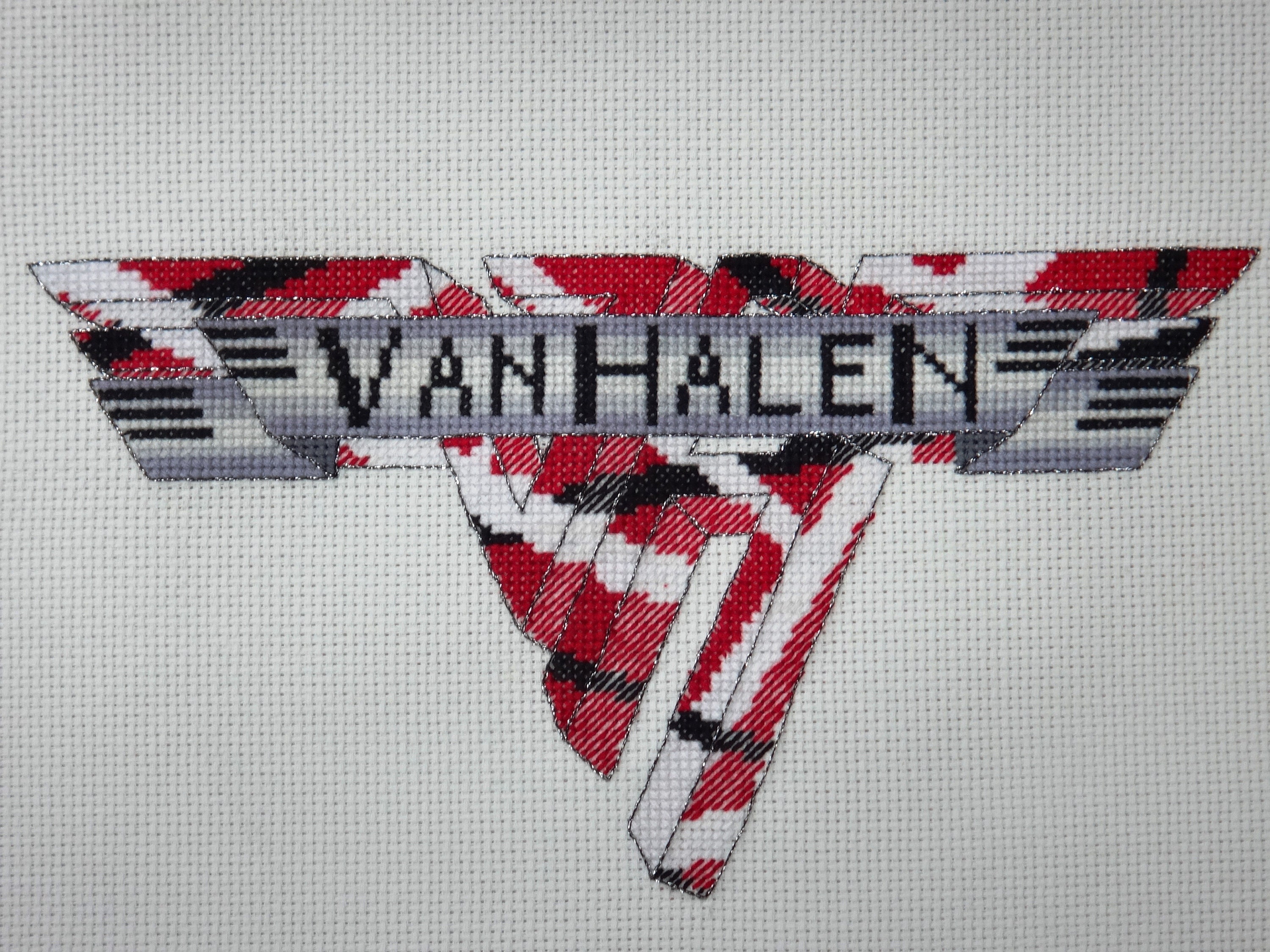 Van Halen Cross Stitch Pattern Etsy