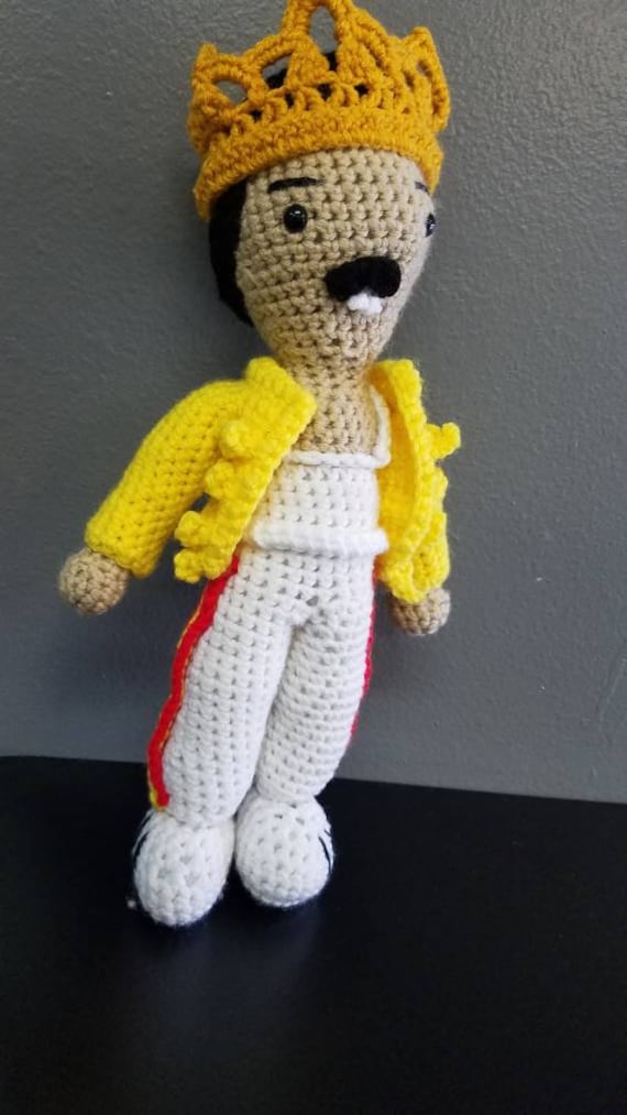 freddie mercury crochet doll pattern