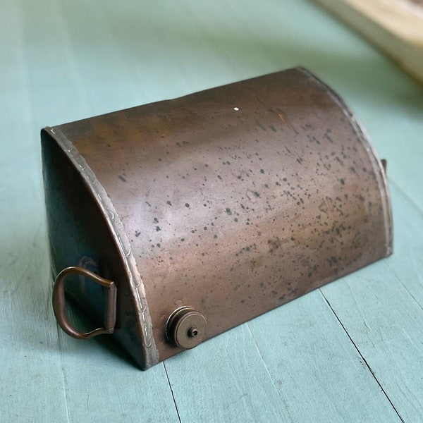 Antique Solid Copper Foot Warmer