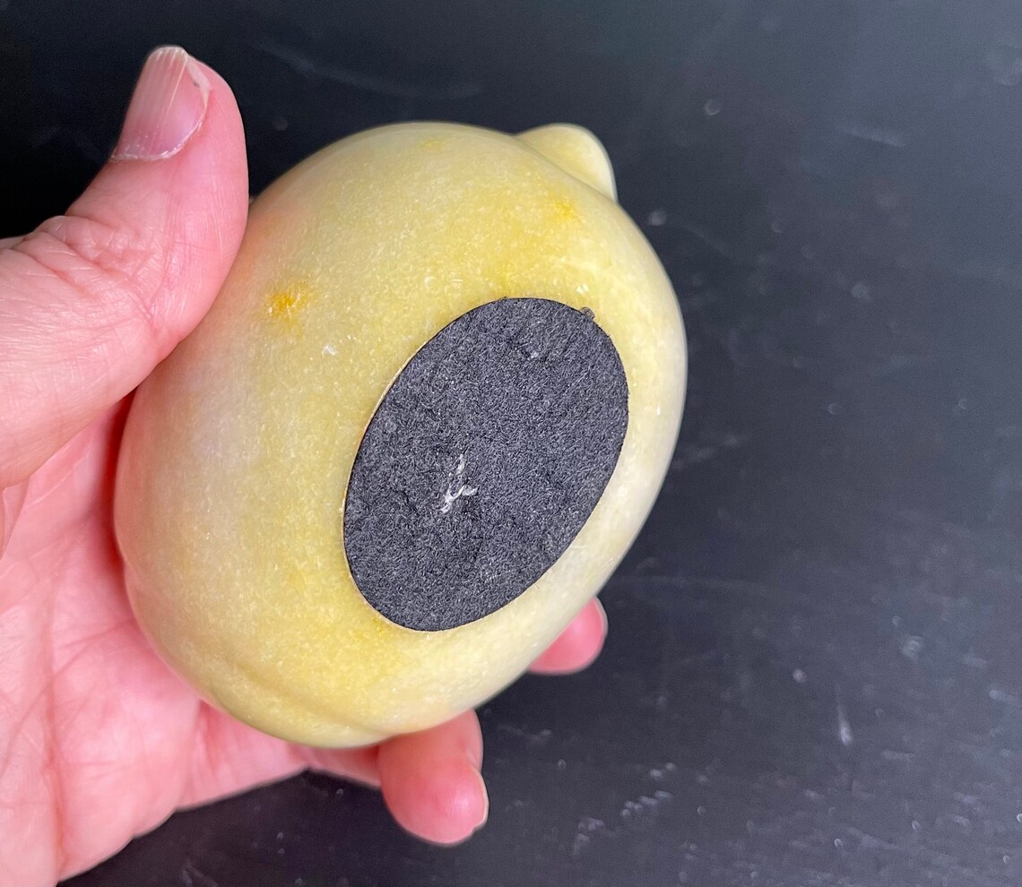 Vintage Polished Marble Lemon Etsy