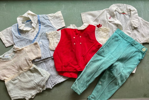 Vintage Baby Clothes, Circa Early 1960’s, Used Co… - image 1