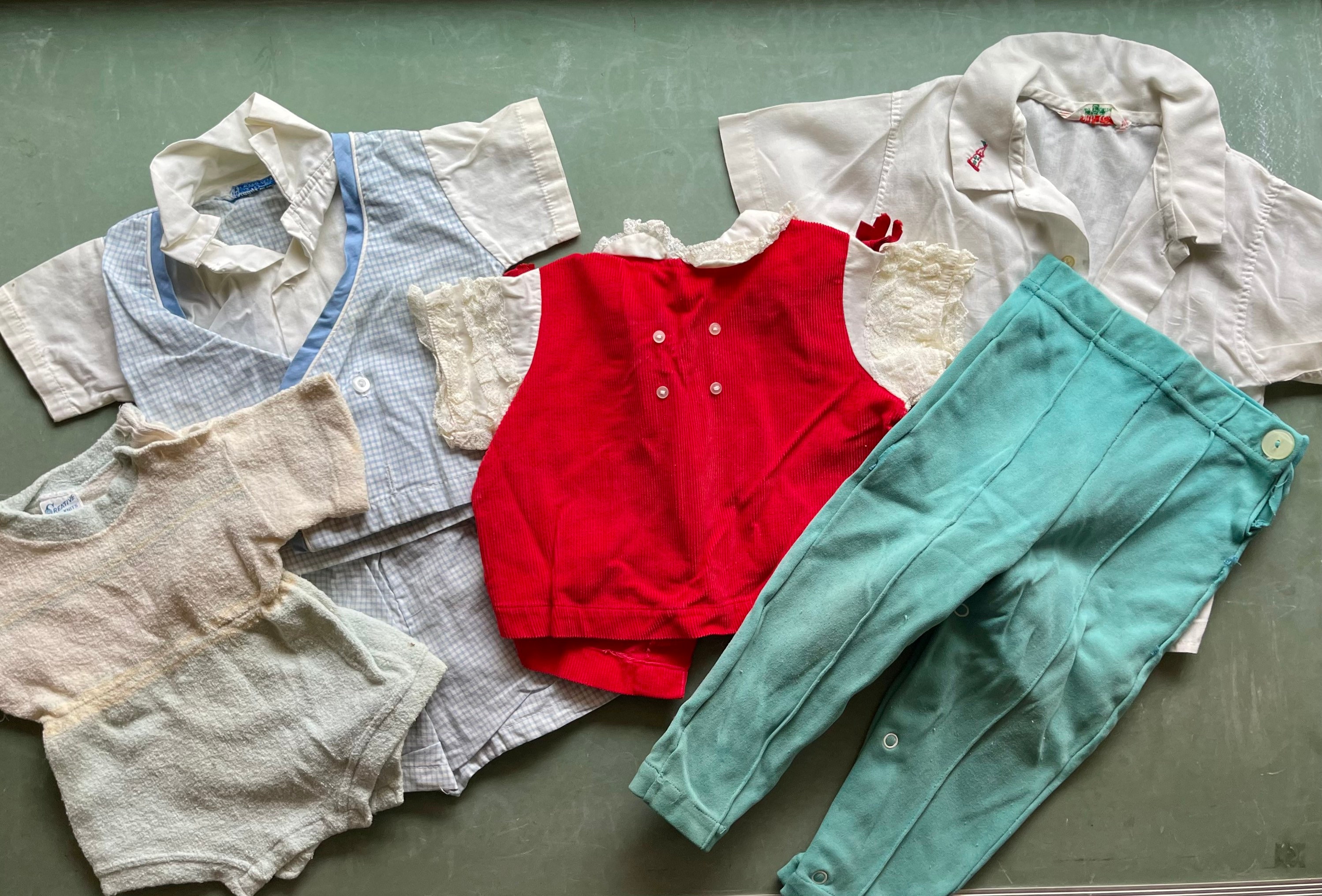 Lot of Vintage Baby Clothing 