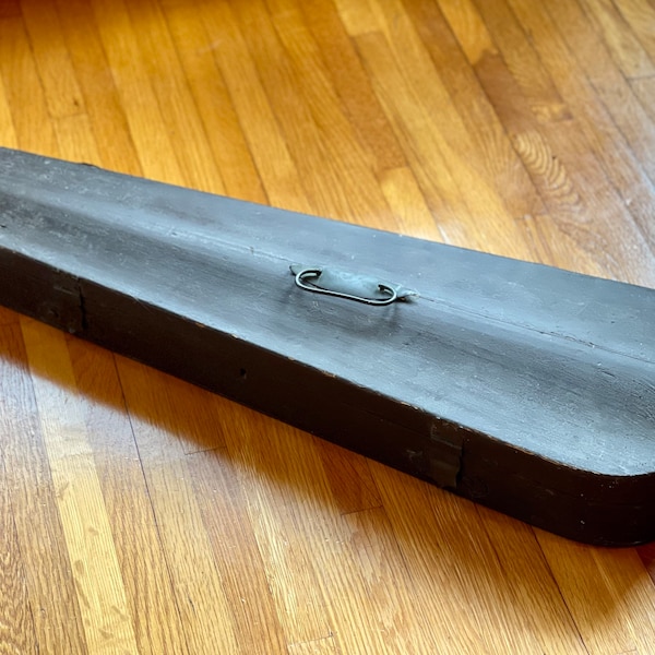 Antique Wood Violin Case, 1800’s, Original Lining