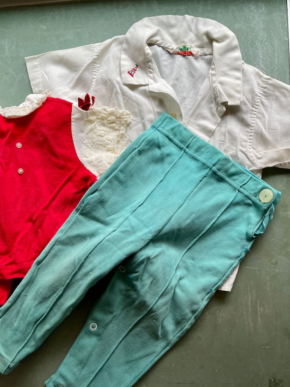 Vintage Baby Clothes, Circa Early 1960’s, Used Co… - image 2