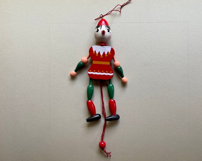 Vintage Pinocchio Jumping Jack Pull Toy Etsy