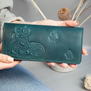 Wallet Women, Cat Wallet, Cats Wallet, Cute Cat Wallet, Cat Lover Gift, Women&#39;s Wallet, Cute Wallet, Leather Wallet, Zipper Wallet