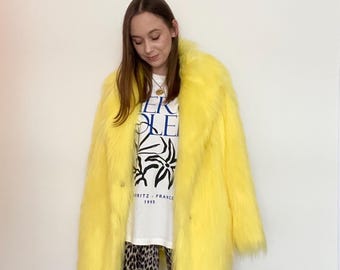 アリシアスタン　Oversized Shaggy Jacket M アリシアスタン Oversized Shaggy Jacket M Oversized Collar