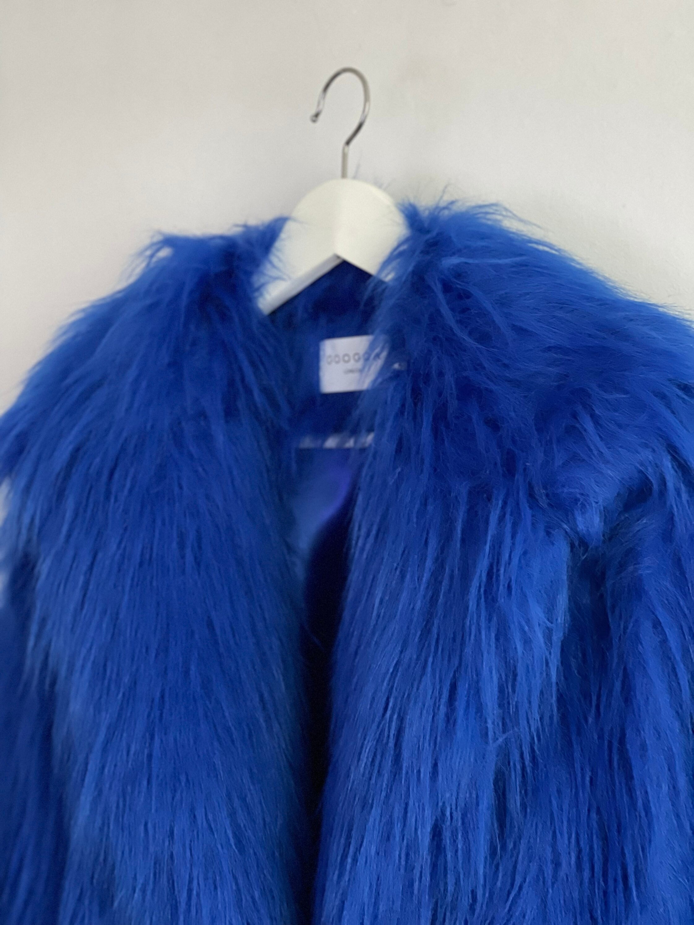 Amazon.com: Women's Solid Color Shaggy Faux Fur Coat Long