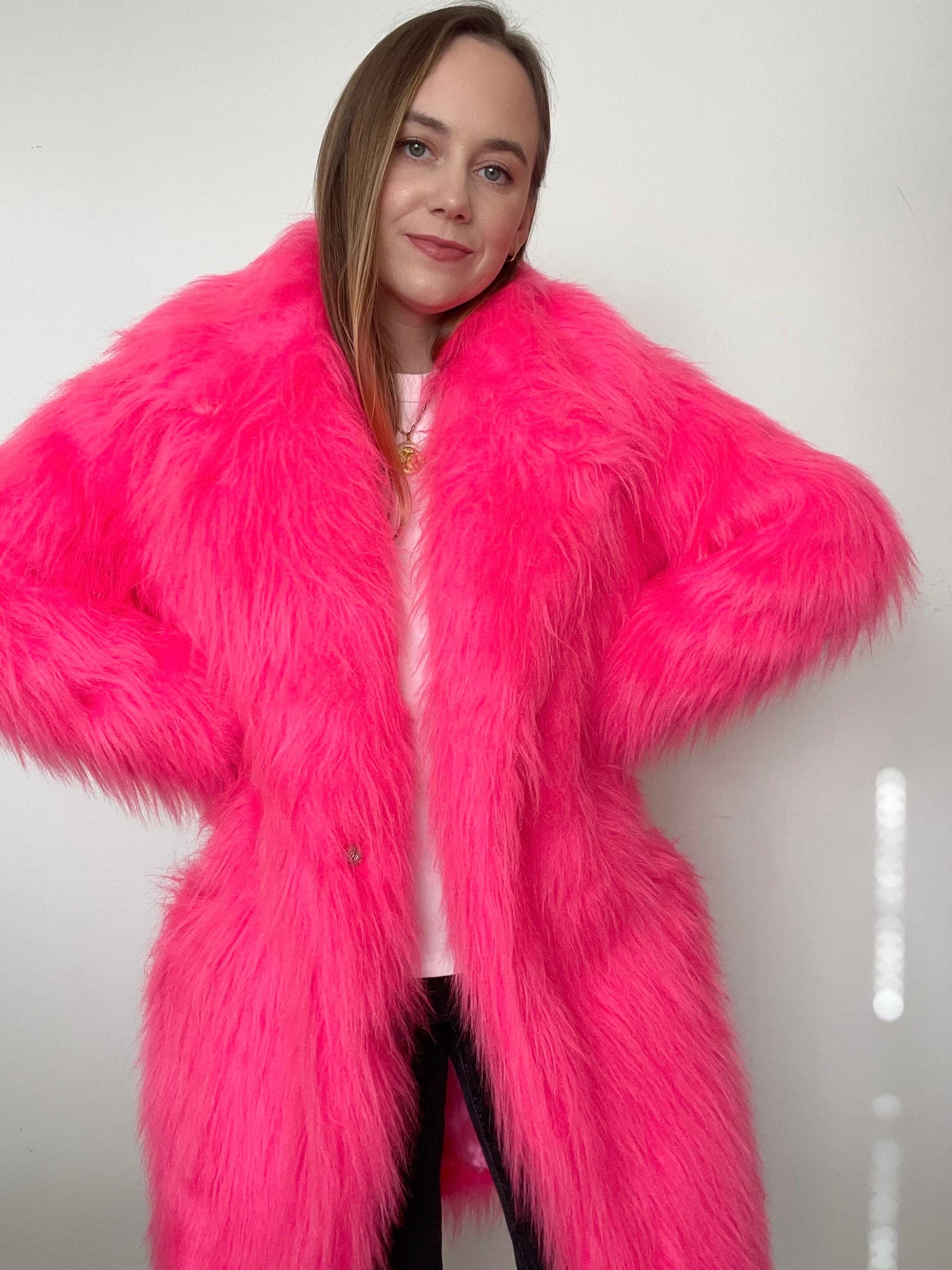 hot pink fur dress hot pink dress mini