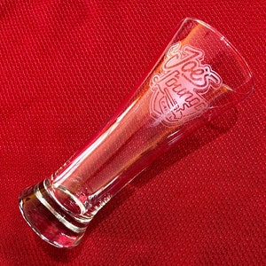 Camel Cigarettes, Joe&#39;s Lounge Etched Pilsner Glasses, Set of 4, Original Box, 1993, Old Joe Camel