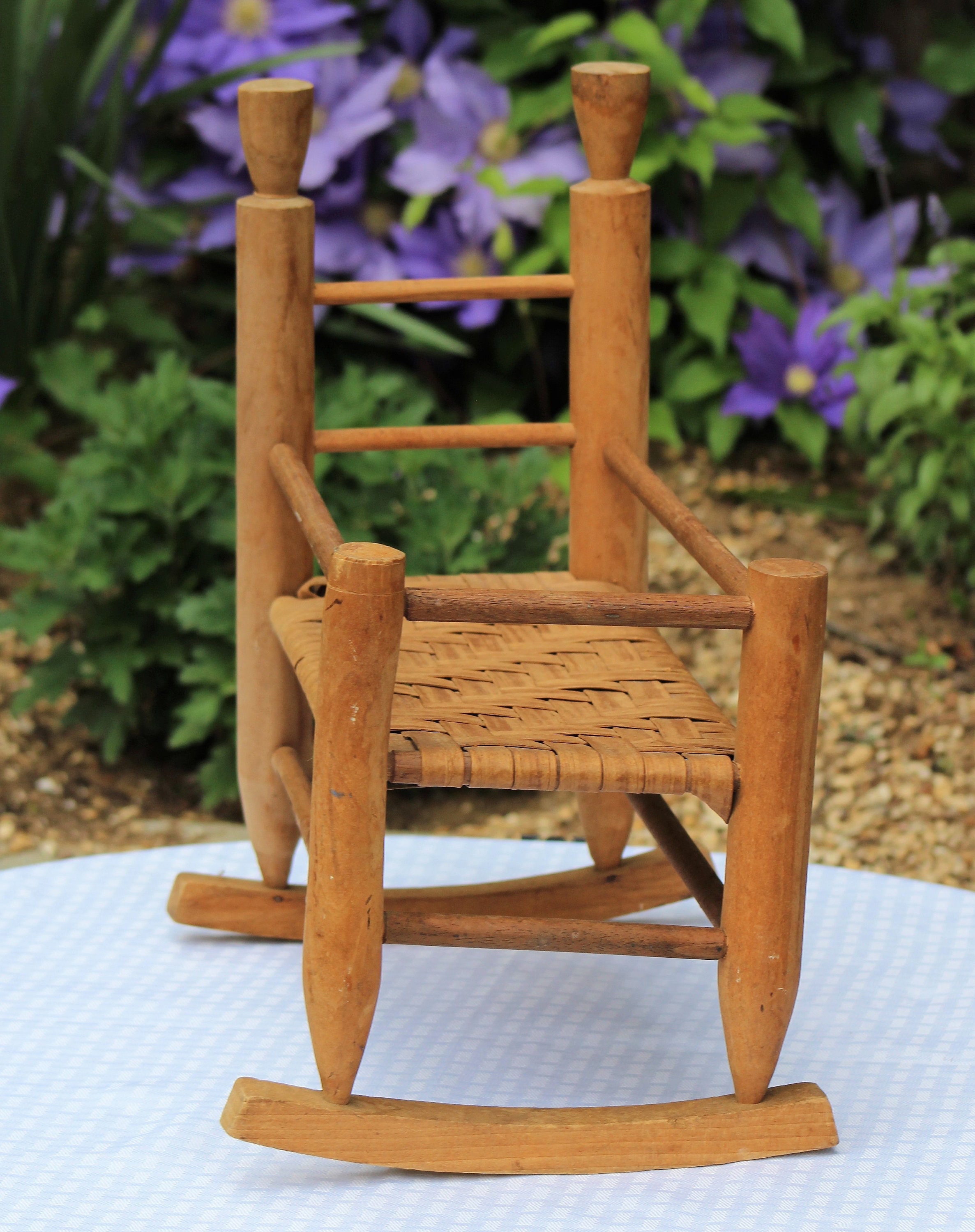 you & me rocking doll cradle