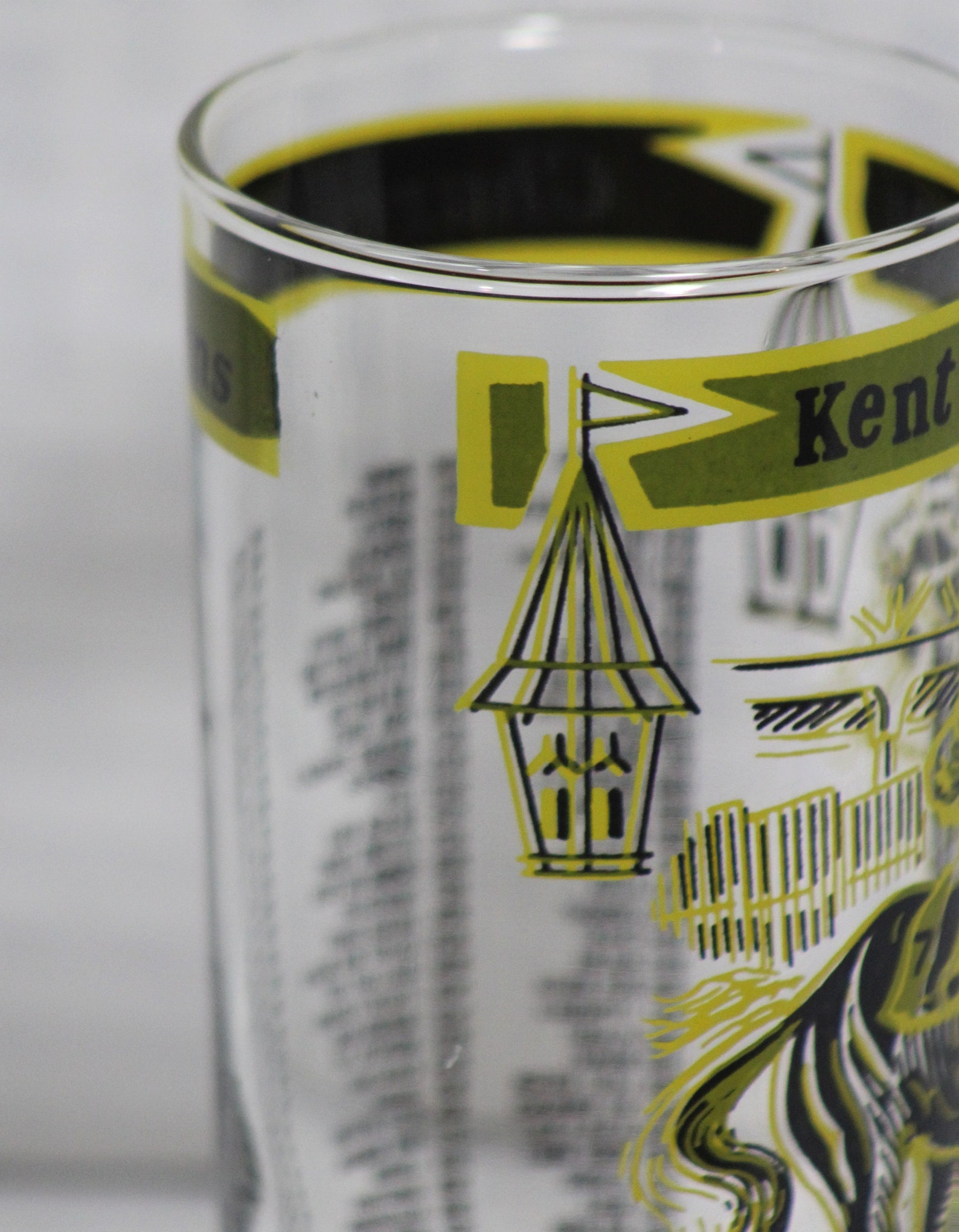 4 Vintage Kentucky Derby Mint Julep Glasses Churchill Downs Etsy