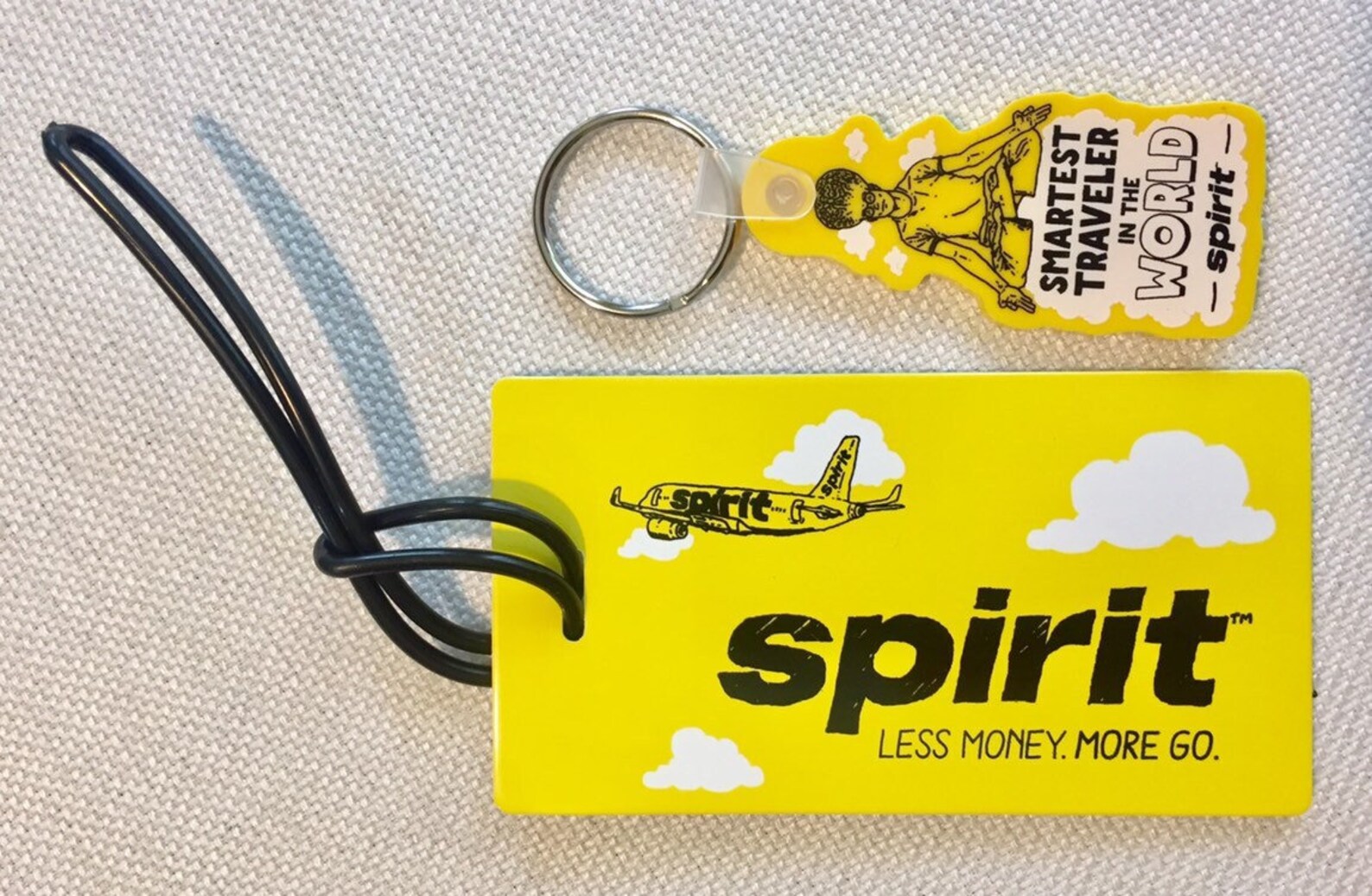 RARE Spirit Airlines Luggage Tags and Key Rings Vintage Etsy