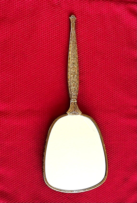 MATSON VINTAGE VANITY DRESSER HAND MIRROR, BRUSH & COMB SET