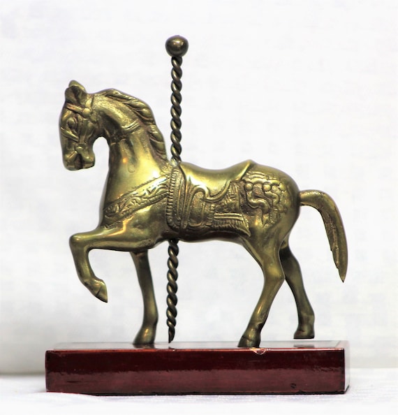 Brass Carousel Horse: Timeless Elegance for Unique Home Decor
