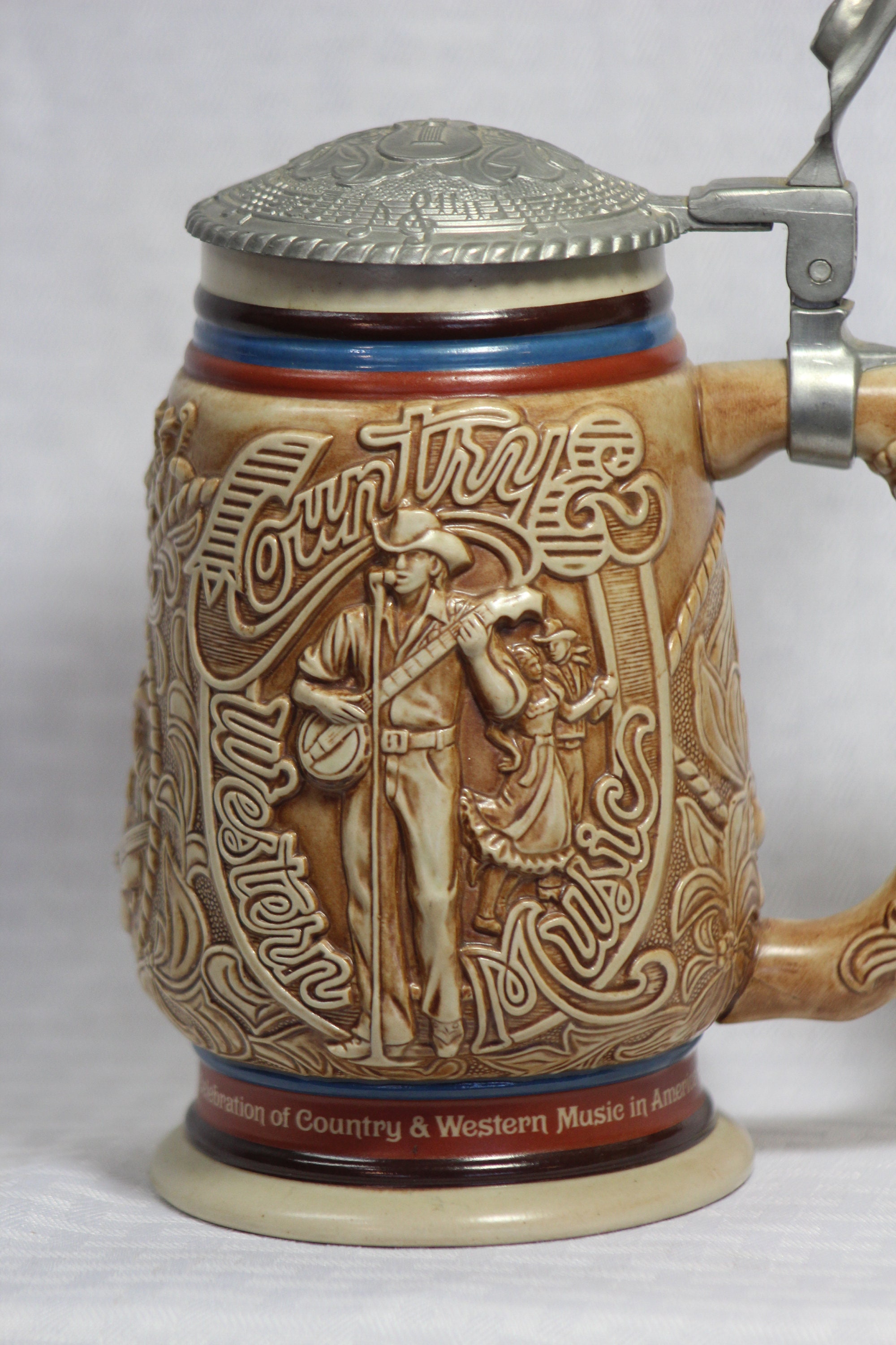1994 Avon Collectible Beer Stein With Pewterlid Country and Etsy UK