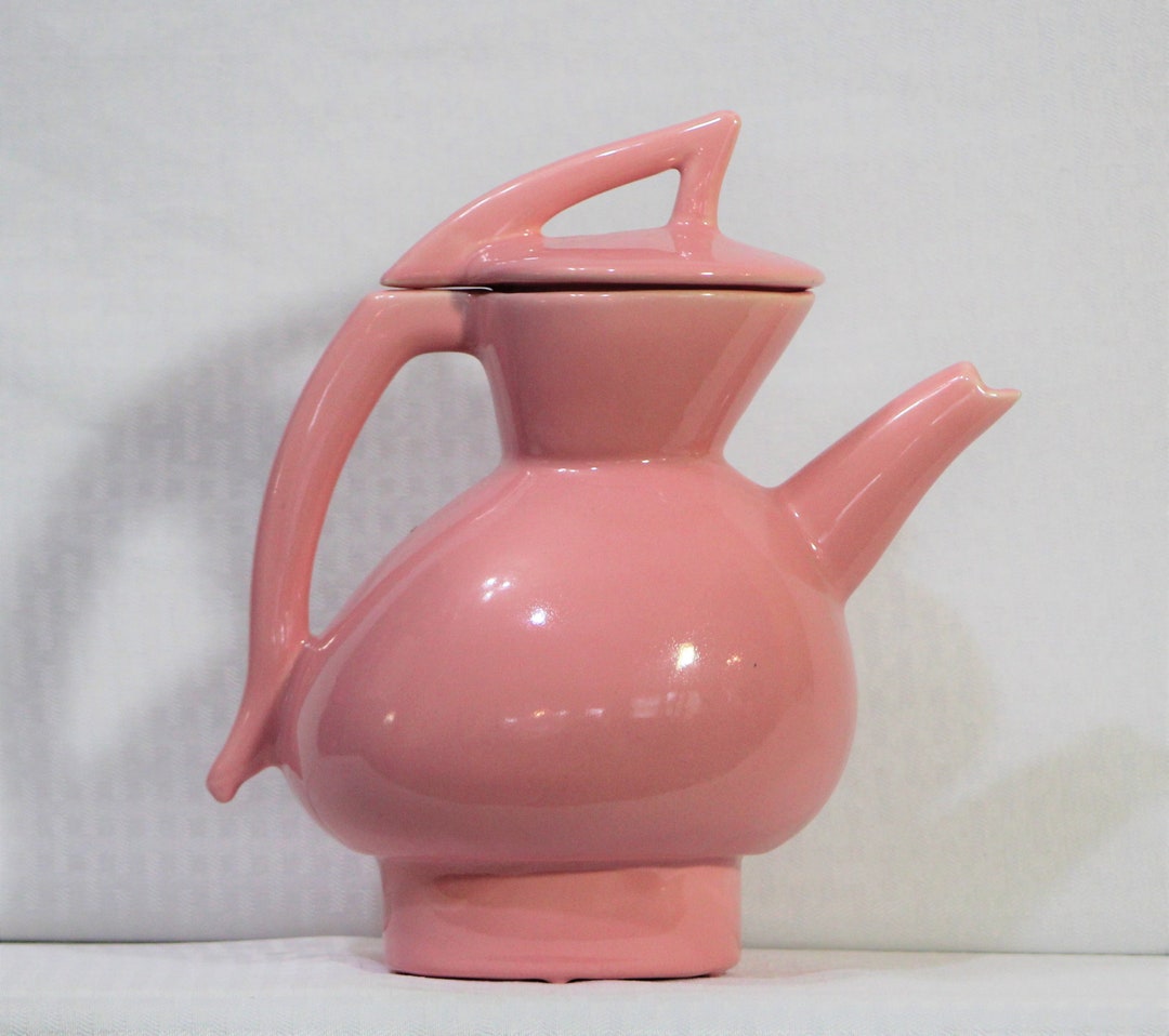 RARE Pink Coffee Pot With Aerodynamic Design Etsy