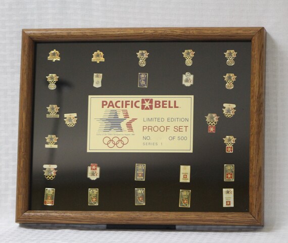 RARE 1984 Olympics Collectors Pins Pacific Bell Li Gem