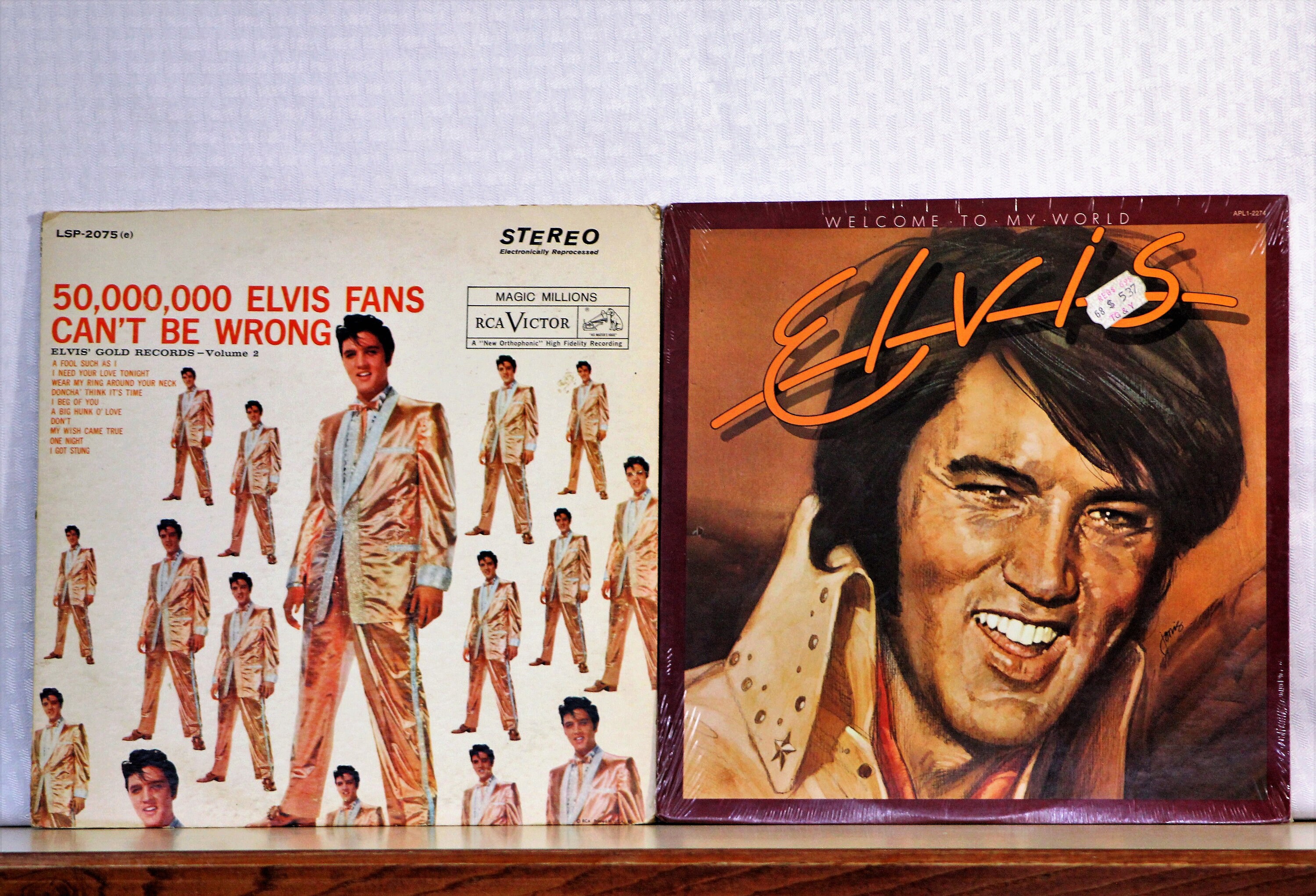 Elvis Presley Vinyl Records Welcome to My World never - Etsy Canada