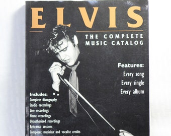 Elvis Presley Music Catalog Book, Reference Guide