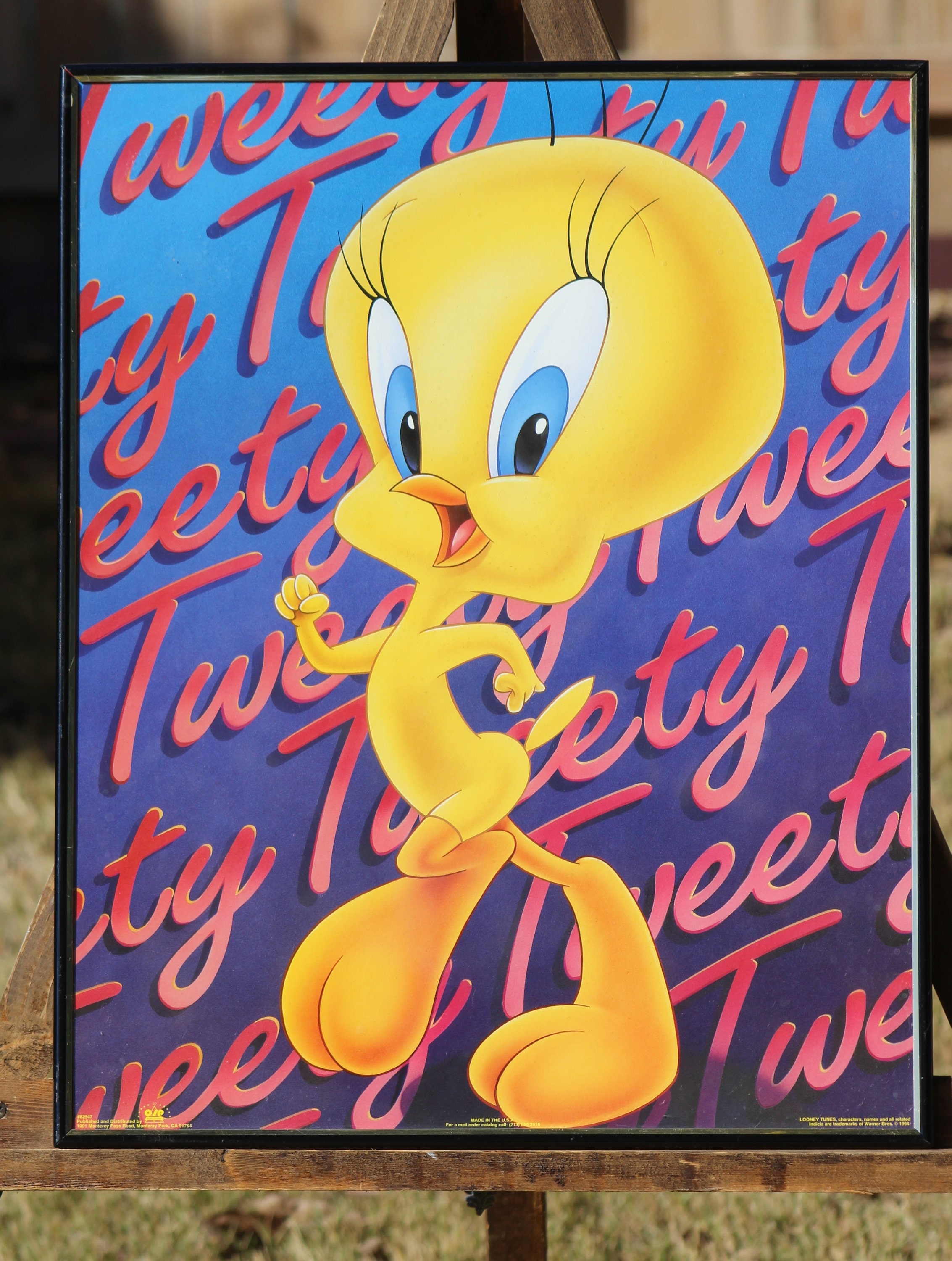 ADAM LISTER アダムリスター 版画 　Tweety トゥイーティー ADAM LISTER アダムリスター 版画 Tweety トゥイーティー