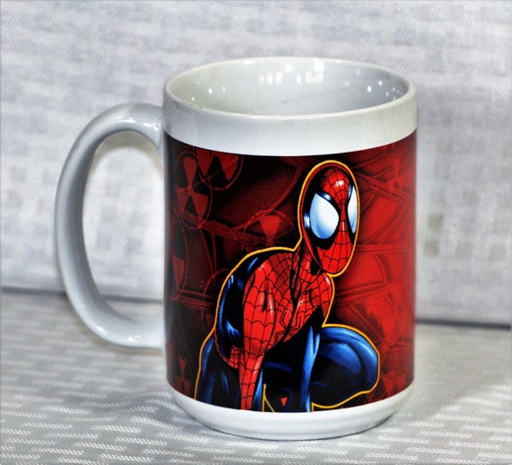 Taza Spiderman Regalo Café Spider Man Hombre Araña Marvel