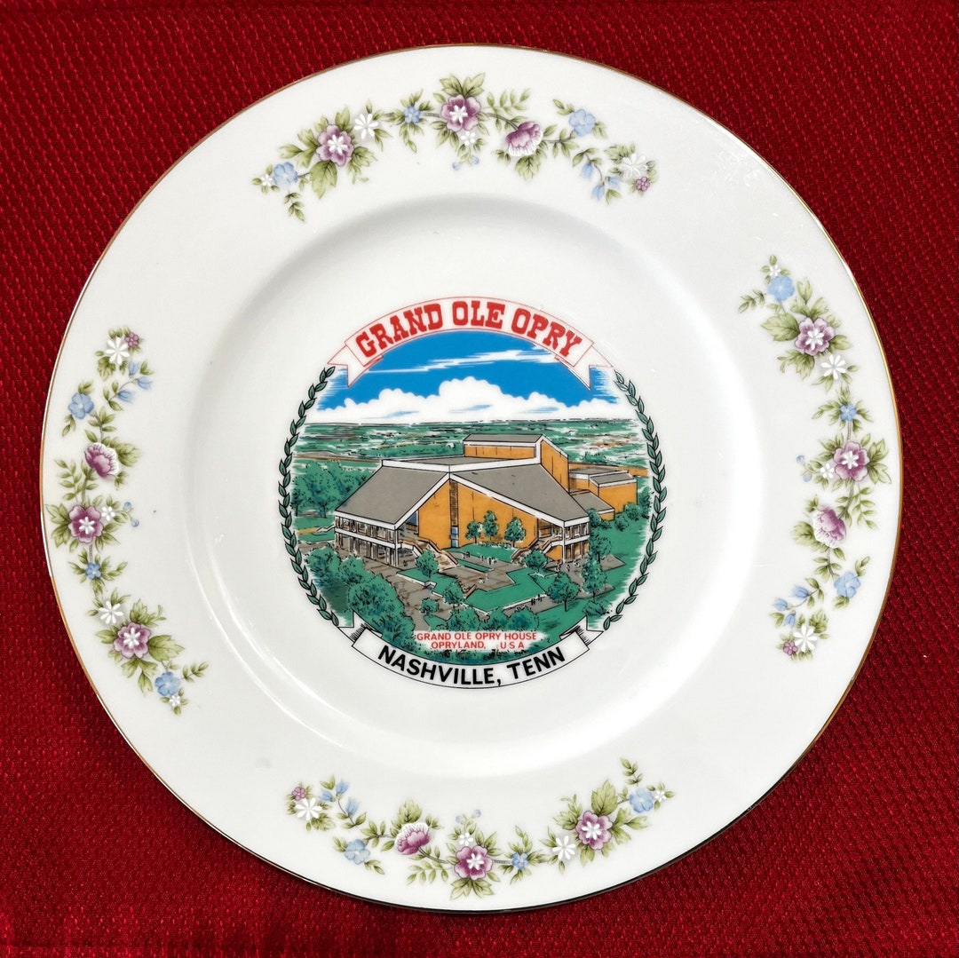 Grand Ole Opry House, Opryland, Nashville Tennessee, Souvenir Plate