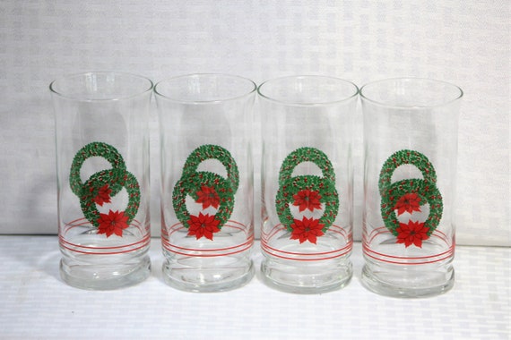 Libbey Holiday Drinking Glasses