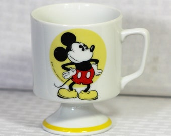 Mickey Mouse, Footed Mug, Walt Disney Productions, Made in Japan