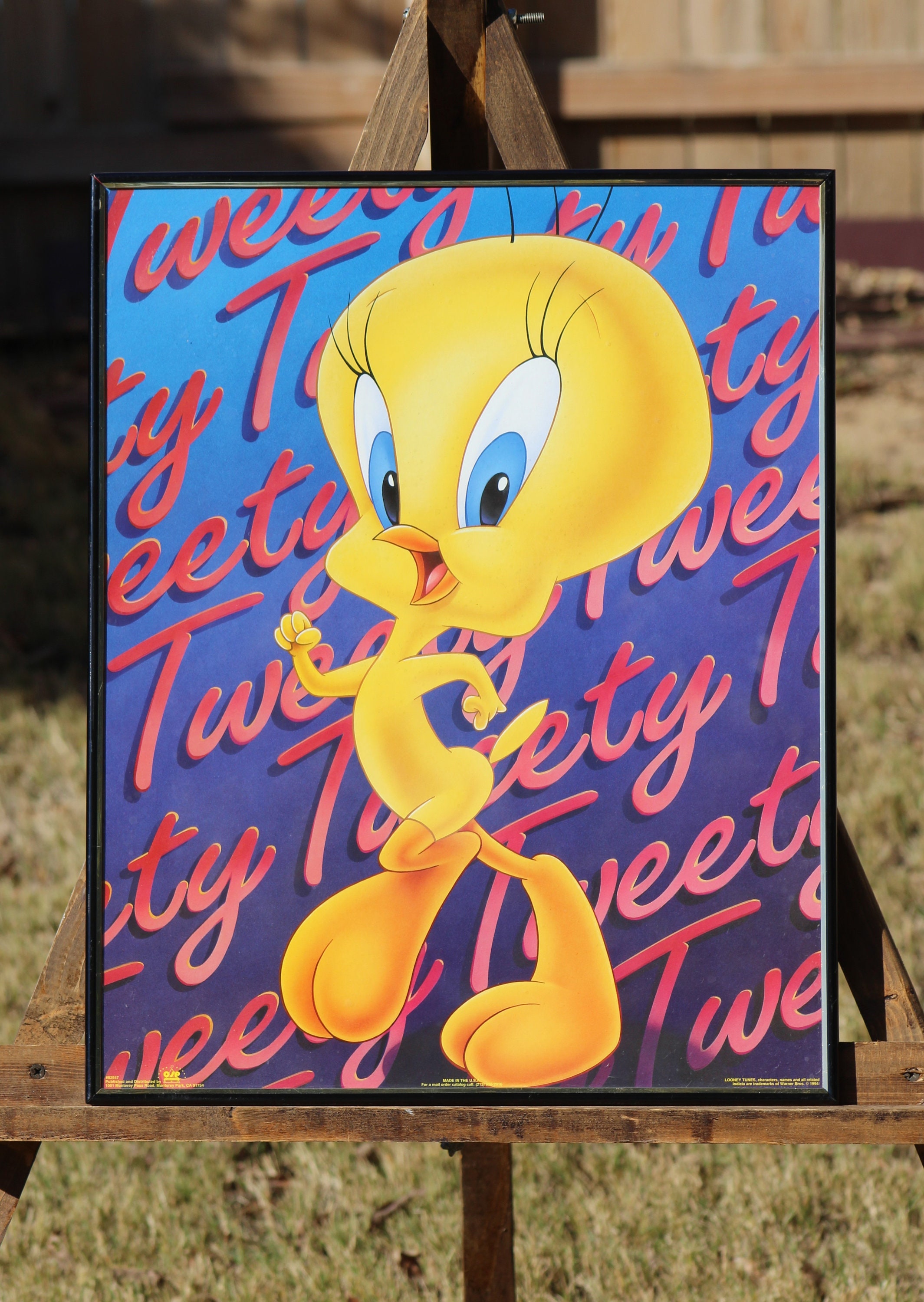 Vintage Tweety Bird Poster 1993, # 82547, Looney Tunes Vintage Tweety Bird Poster 1993, # 82547, Looney Tunes