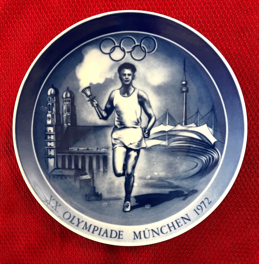 Munich Olympics 1972 Collectible Plate by Royal Heidelberg