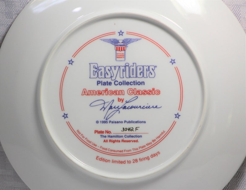 Easyriders 3 Plate Collection, Symbols of Freedom, American Classic ...