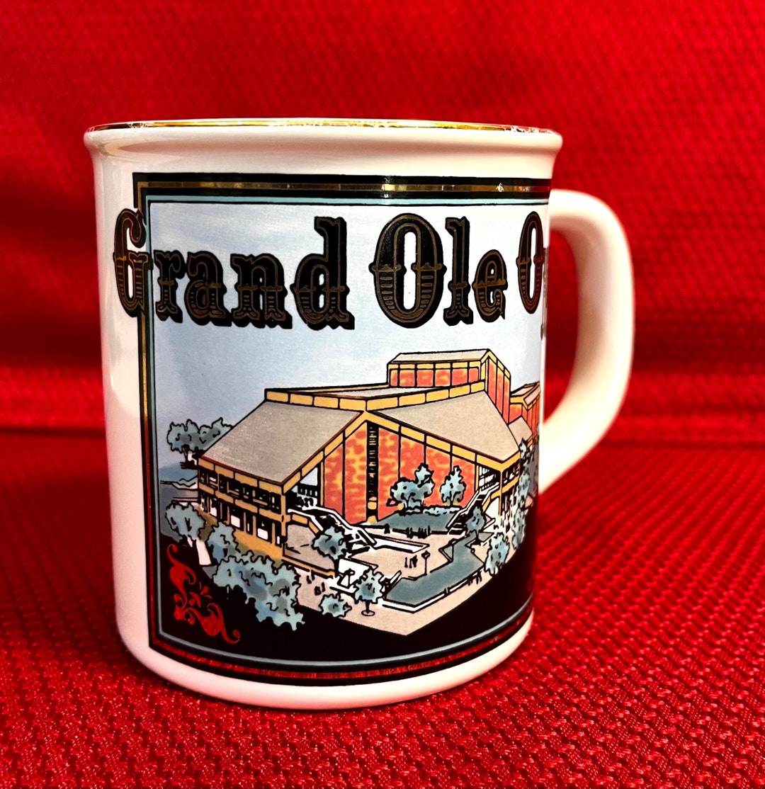 Grand Ole Opry House Souvenir Mug Opryland Nashville Etsy