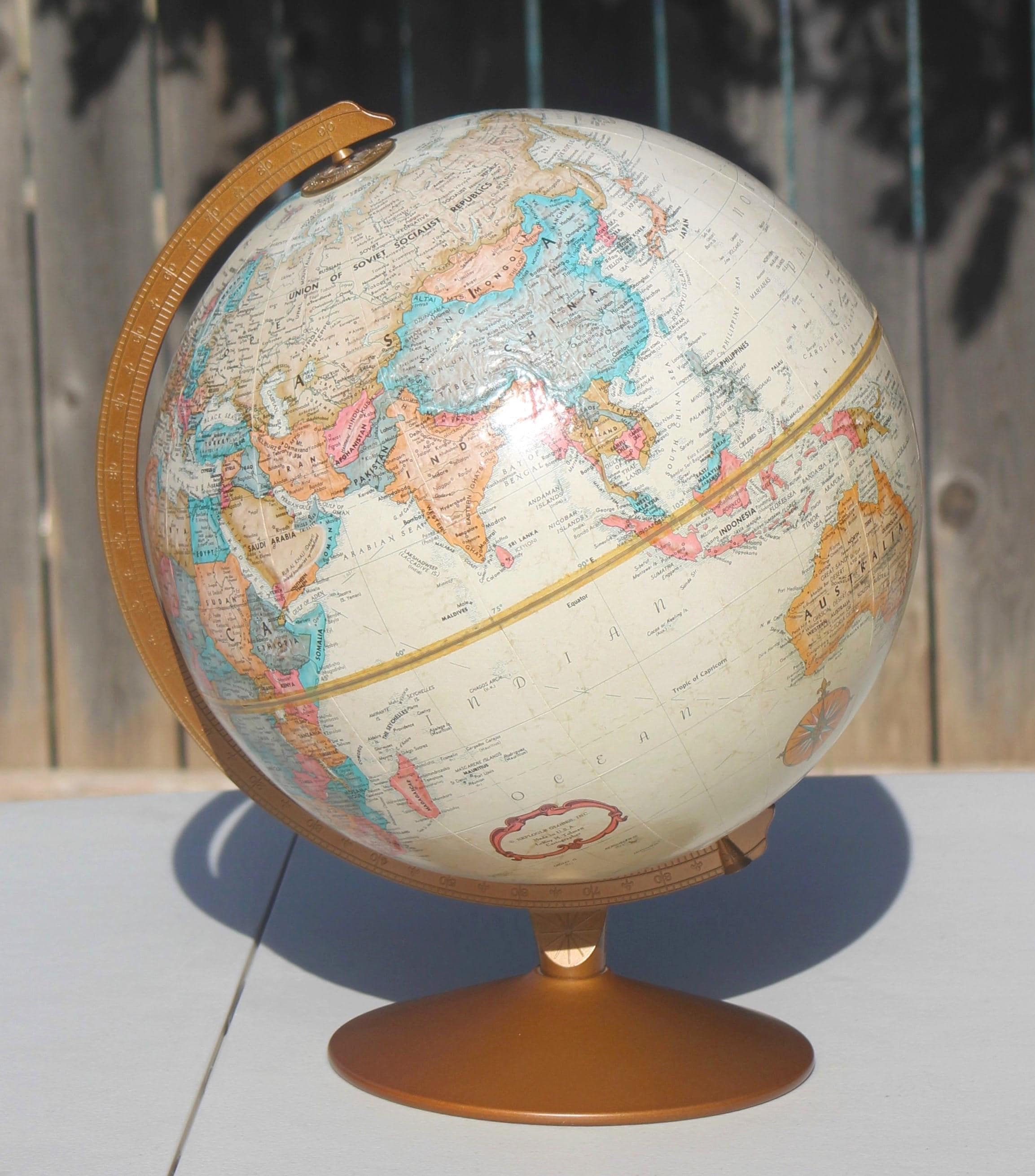 Replogle World Classic 地球儀 30cm Replogle Globe World Classic Series 12” With USSR, Cartographer