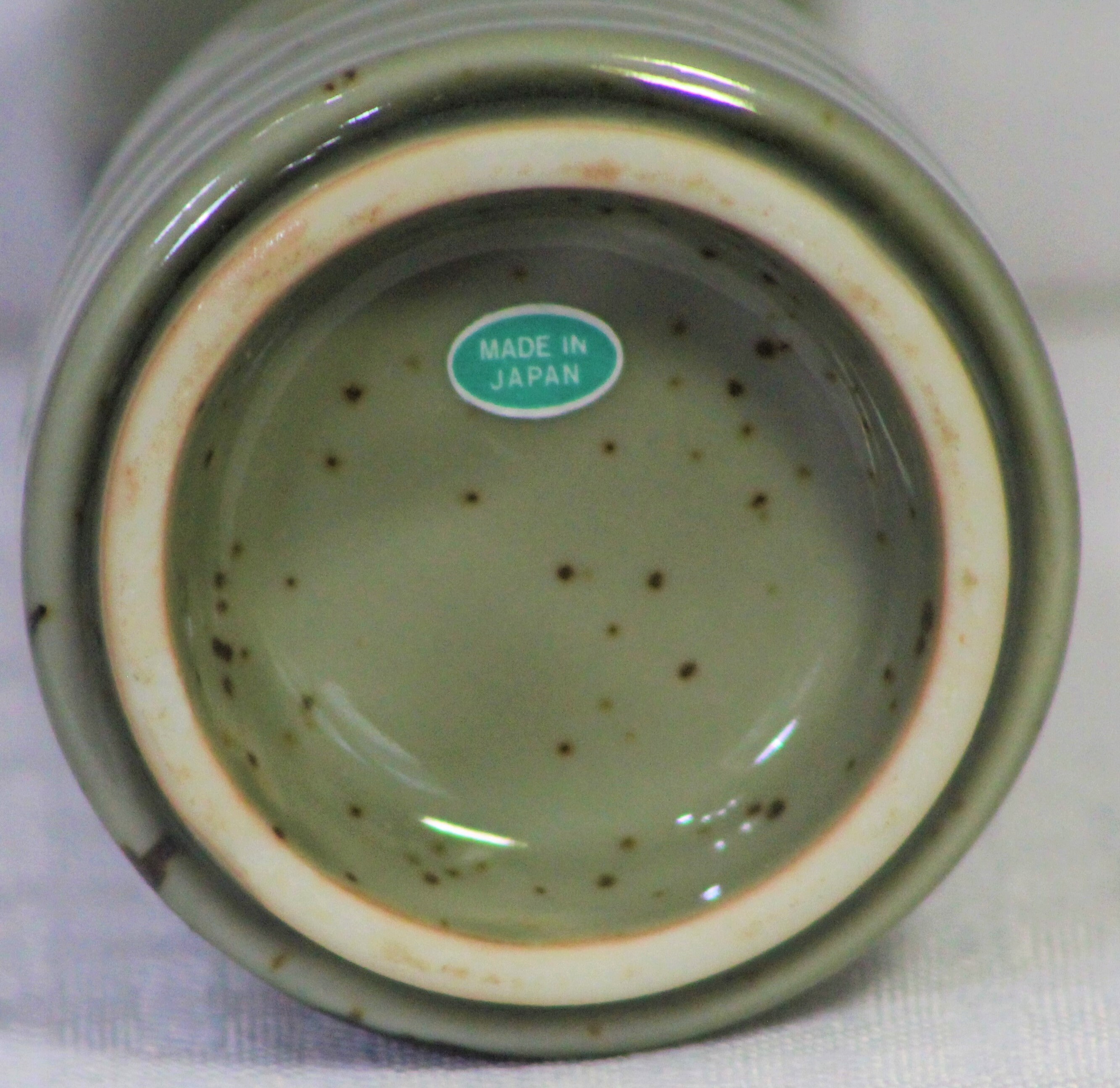 Japanese Cruet Set Oil Vinegar and Soy Sauce Celadon Glaze Etsy