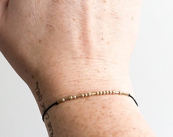 CLASSY Morse Code Bracelet