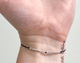 LIL SH!T Morse Code Bracelet, Poop Emoji Jewelry