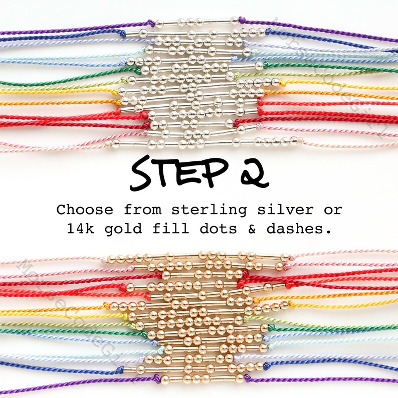 CUSTOM Morse Code Bracelet Secret Meaning Jewelry Etsy