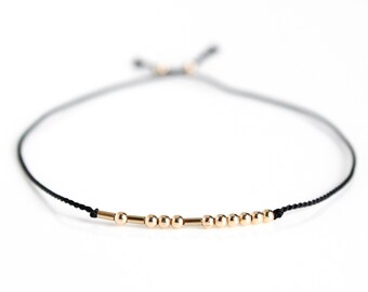 CUSS Bracelet for Women Who Swear, Hidden Word in Morse Code