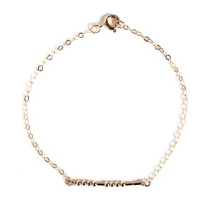 SLUT Morse Code Bracelet, Discreet BDSM Lifestyle Jewelry for Submissive Women