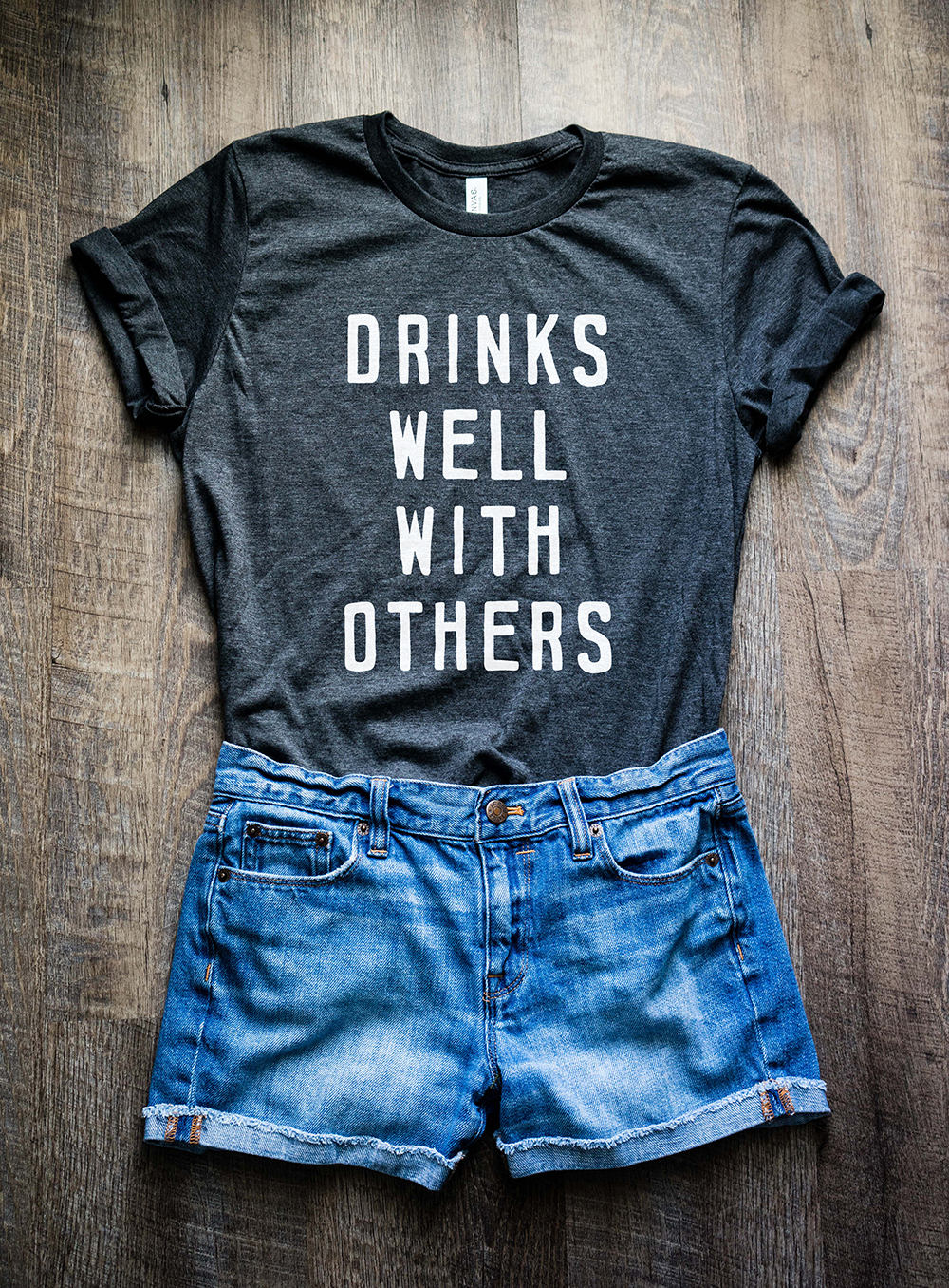 Drinks Well With Others Shirt // Wine Shirt // Beer Shirt // | Etsy