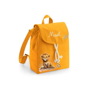 Personlig ryggsäck med namn / tillbaka till skolan för förskola, dagis, barnflicka, daghem / Räv, Enhörning, Sköldpadda, Björn, Varg, Flygare, Lejon, Original, Zebra, Dinosaurie