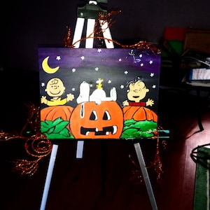 The Great Pumpkin Charlie Brown Original Painting, off season pricing.