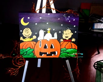 The Great Pumpkin Charlie Brown Original Painting, off season pricing.